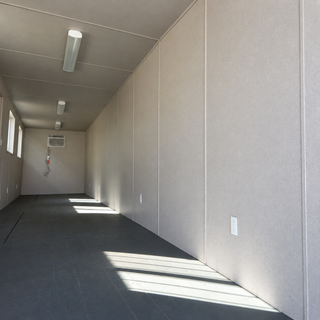 Stick-Framed, R13 Insulation, Vinyl-Wrapped Plywood Finish (45' High Cube)
