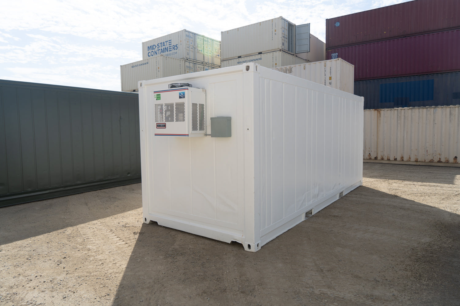 20' STD Refrigerated Container Used Box - New Motor (Single Phase 3.5 ...