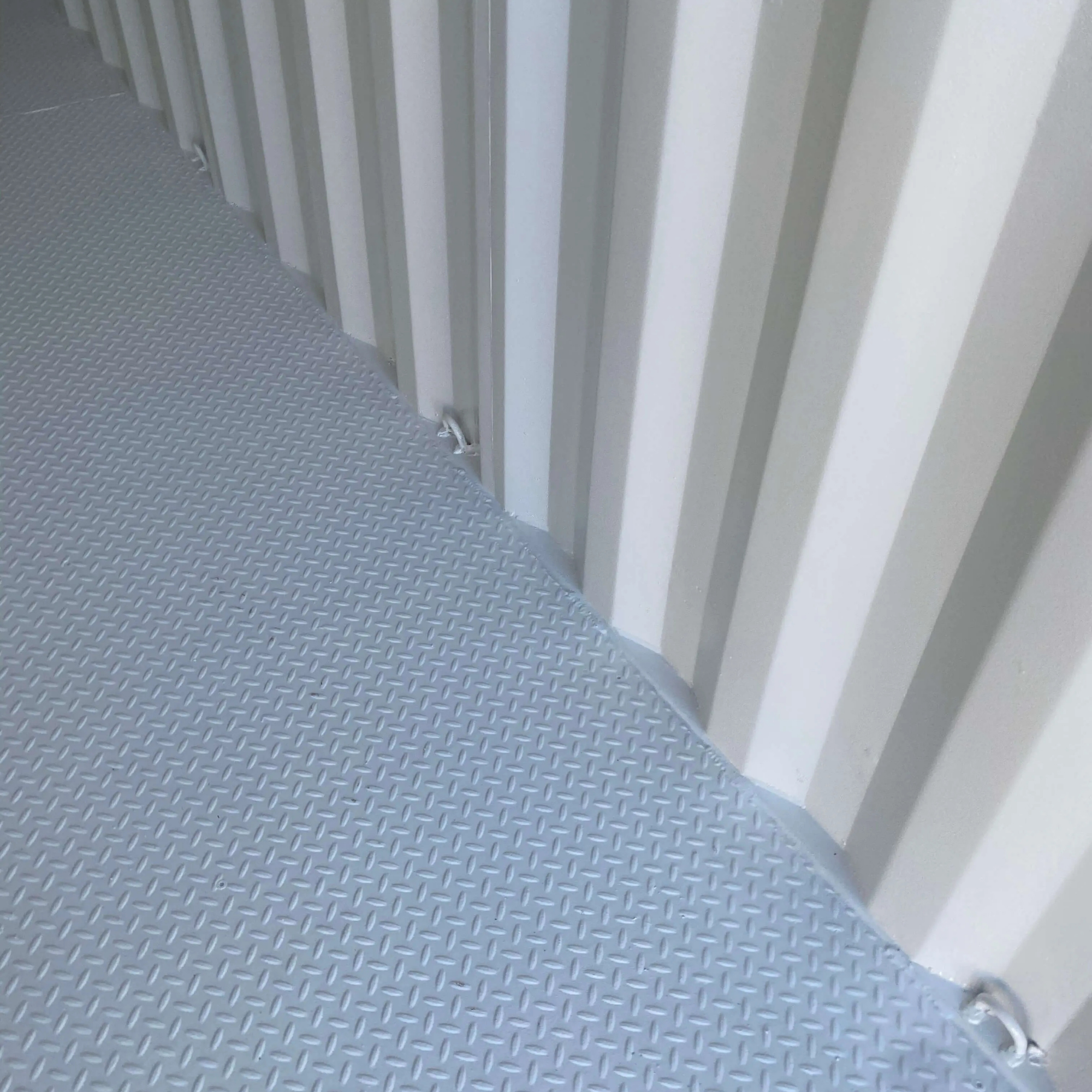 Vinyl Diamond Nitro or Coin Garage Flooring - 20' Container