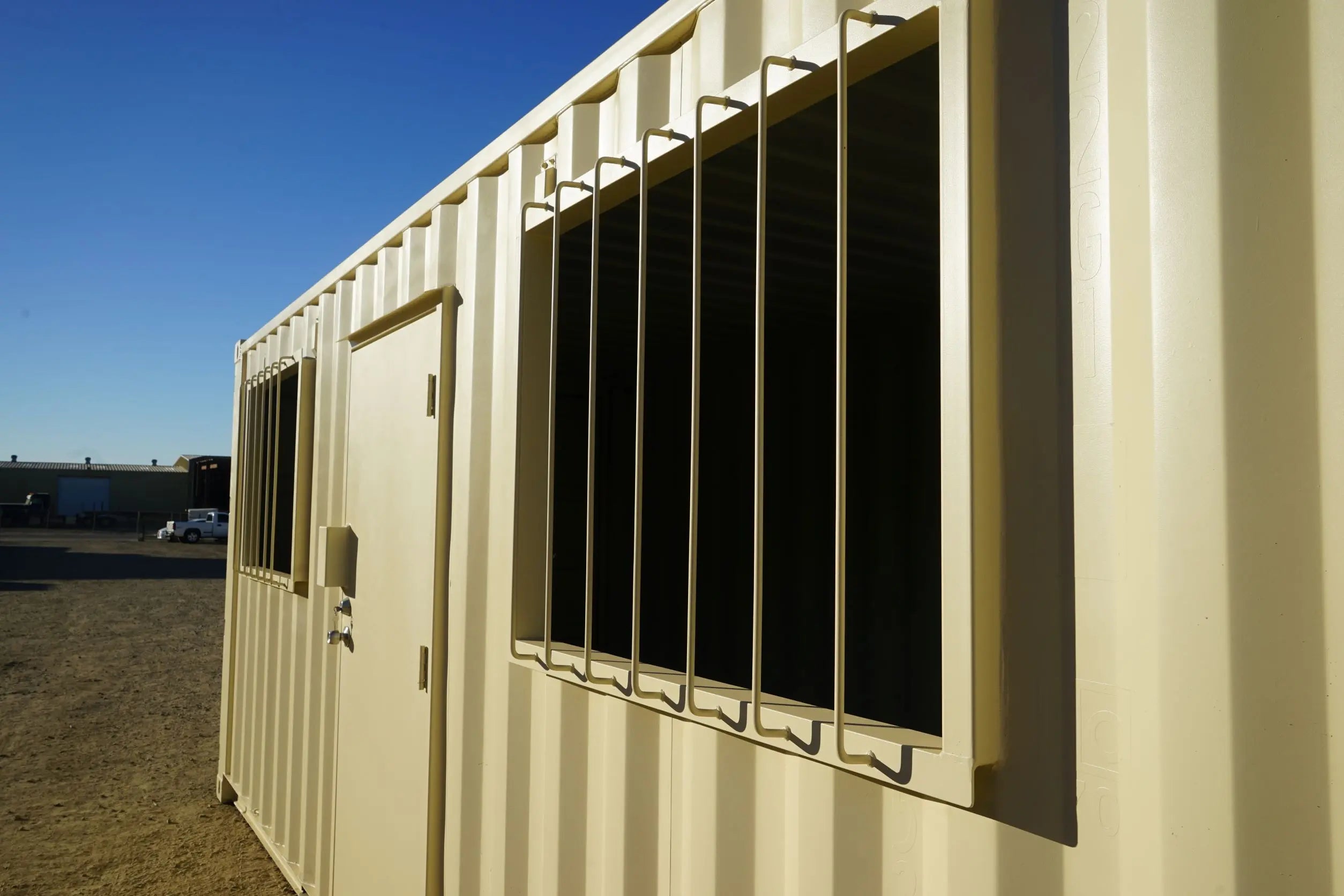 Security Guard Container Window 10' Standard One Trip Container for sale – Midstate Containers