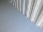 Vinyl Diamond-Plate Flooring, 45' Container