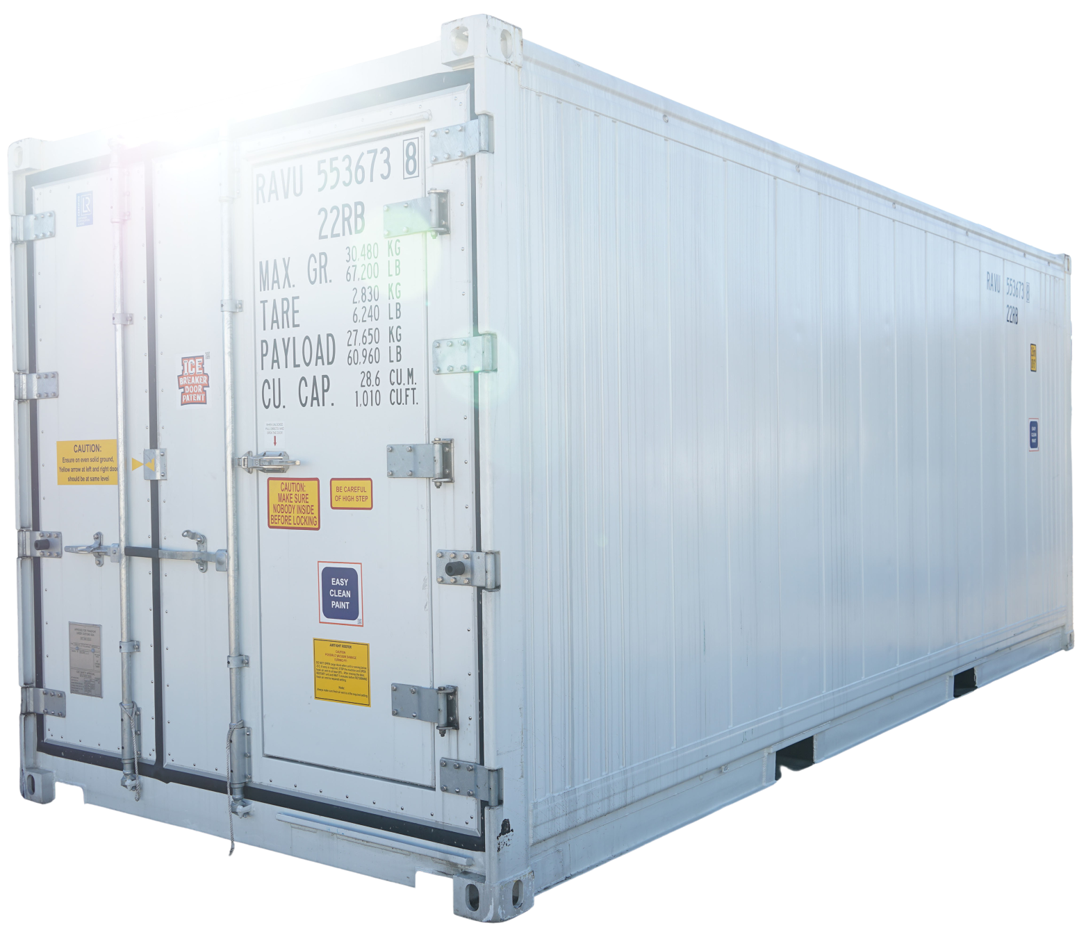 8 x 20 3-Phase Freezer Container