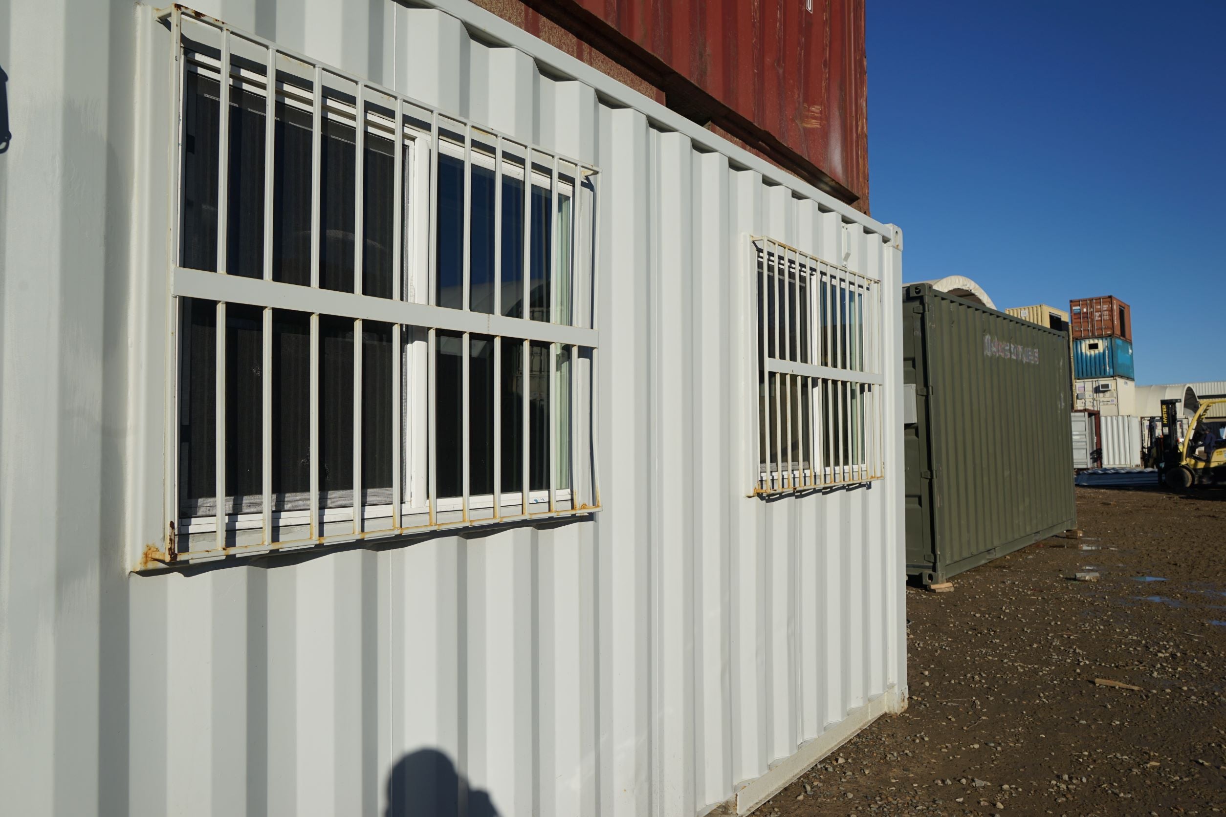 Security Guard Container Window Window Security Bars – Midstate Containers